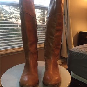 Leather boots